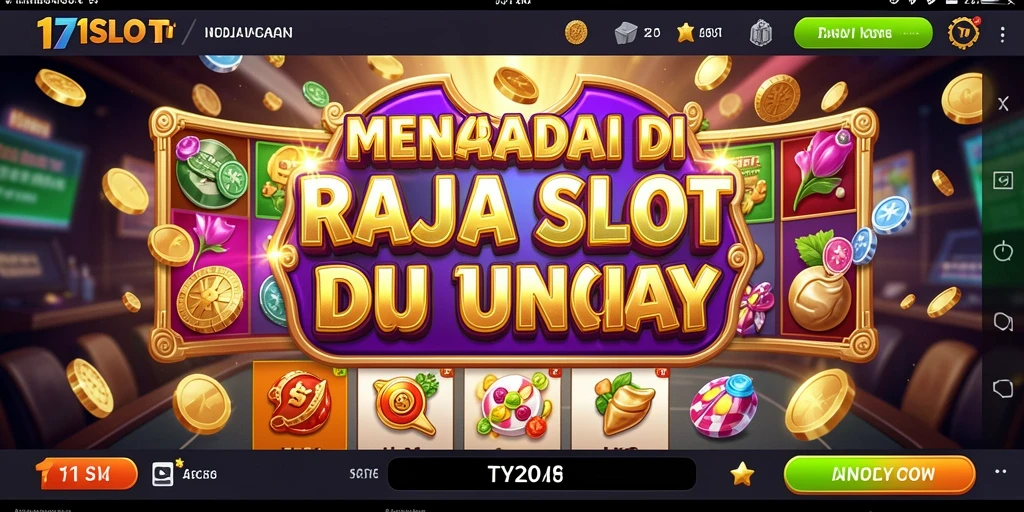 Tampilan gameplay menarik dari 171SLOT dengan berbagai slot machine.