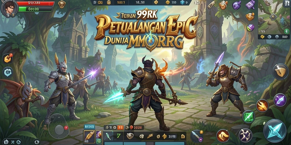 Screenshot gameplay <strong>99RK</strong> menampilkan petualangan epik dalam dunia MMORPG.
