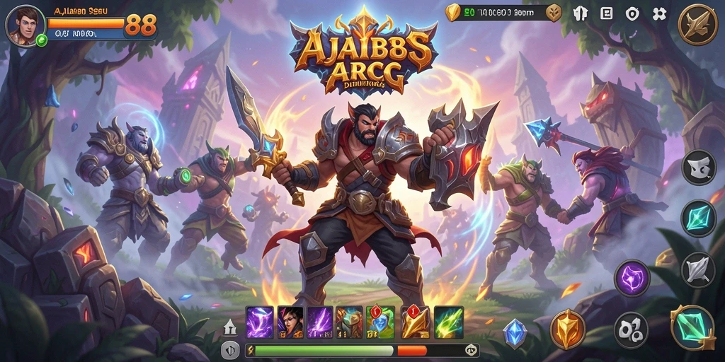 Tampilan aksi epic dalam dunia AJAIB88 yang mengesankan.