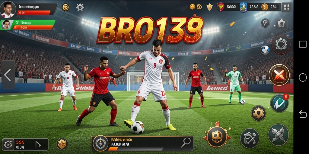 Screenshot utama BRO138 menampilkan aksi seru dalam olahraga kompetitif.