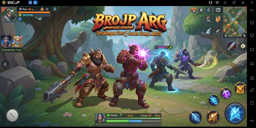 Tampilan menarik dari gameplay ARPG yang penuh aksi.