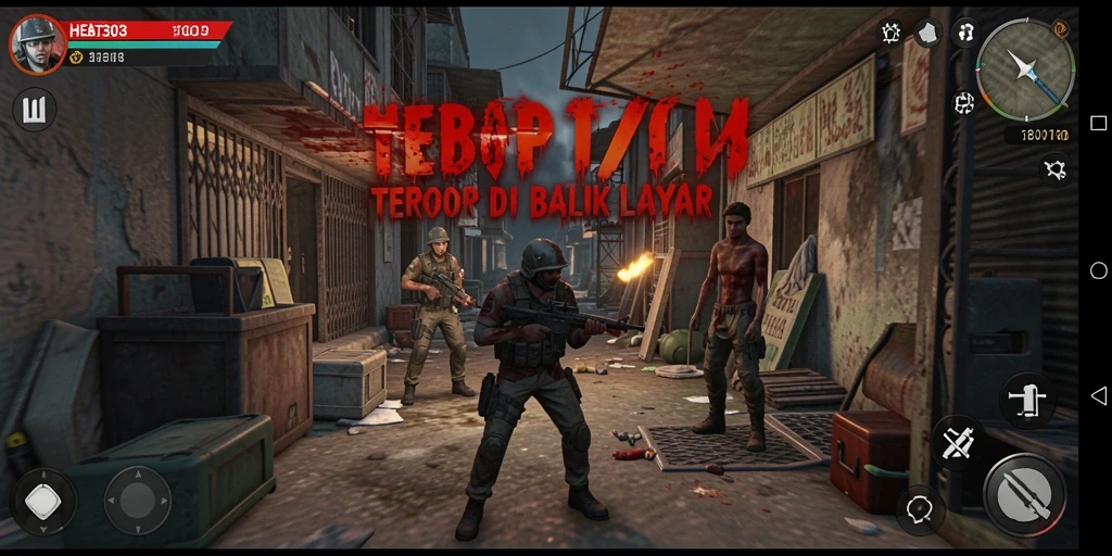 Gameplay menyeramkan HEBAT303 dengan suasana gelap dan mencekam.