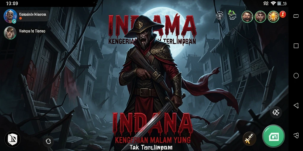 Tangkapan layar menakutkan dari gameplay INDAAA yang menggetarkan.