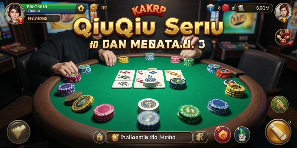 Gameplay QiuQiu yang seru dan interaktif di KAKRP.