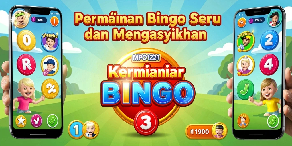 Tampilan utama gameplay Bingo MPO1221 yang menarik.