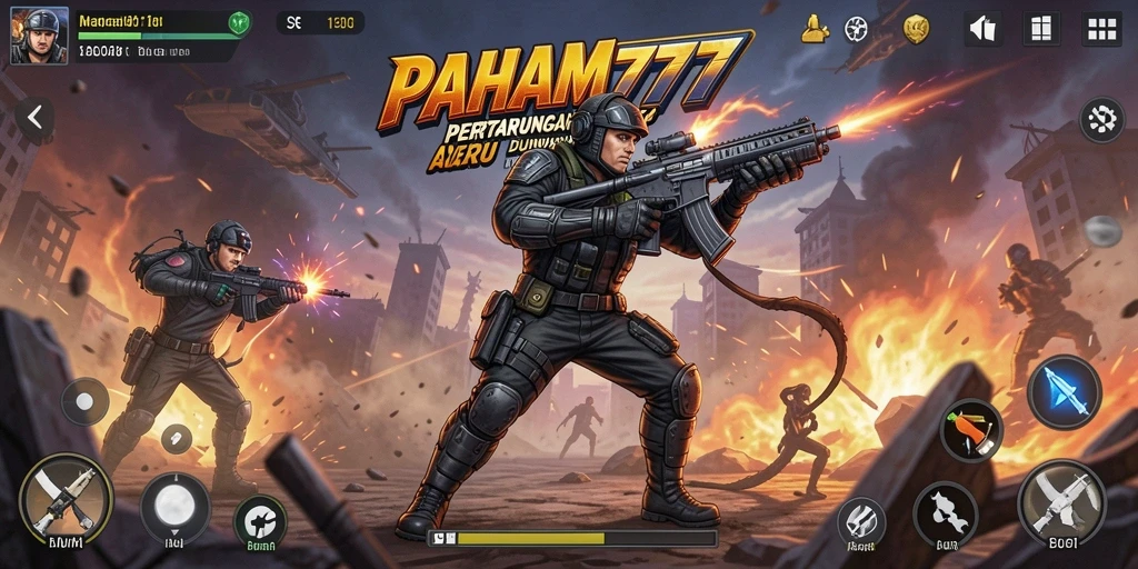 Tampilan aksi mendebarkan dari PAHAM777 saat pertarungan berlangsung.
