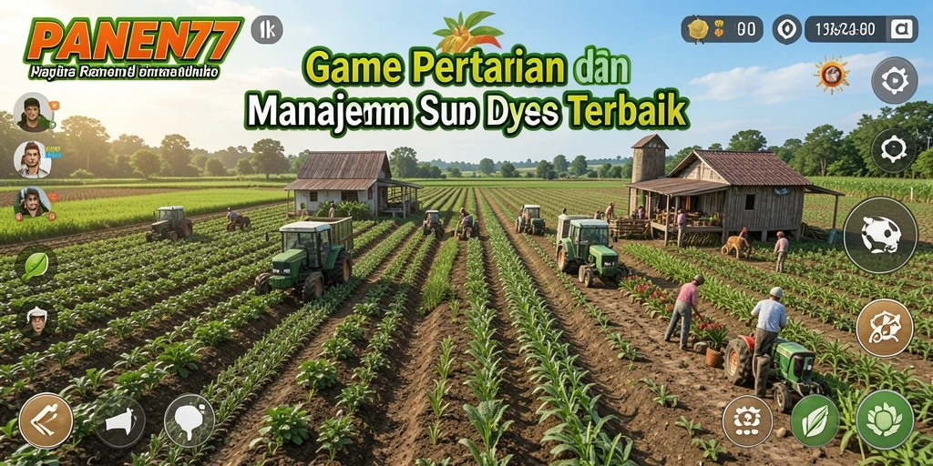 Tampilan gameplay yang menarik dari PANEN77 dalam mengelola pertanian.