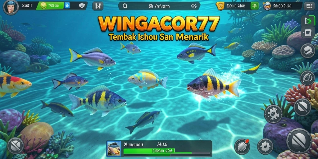Gameplay seru Tembak Ikan di WINGACOR77.