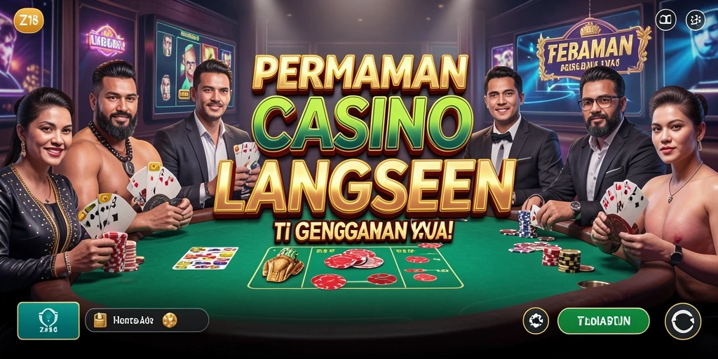 Tampilan gameplay Live Casino yang menarik dan interaktif di Z18.